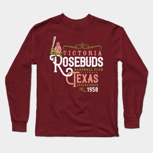 Victoria Rosebuds Baseball Long Sleeve T-Shirt